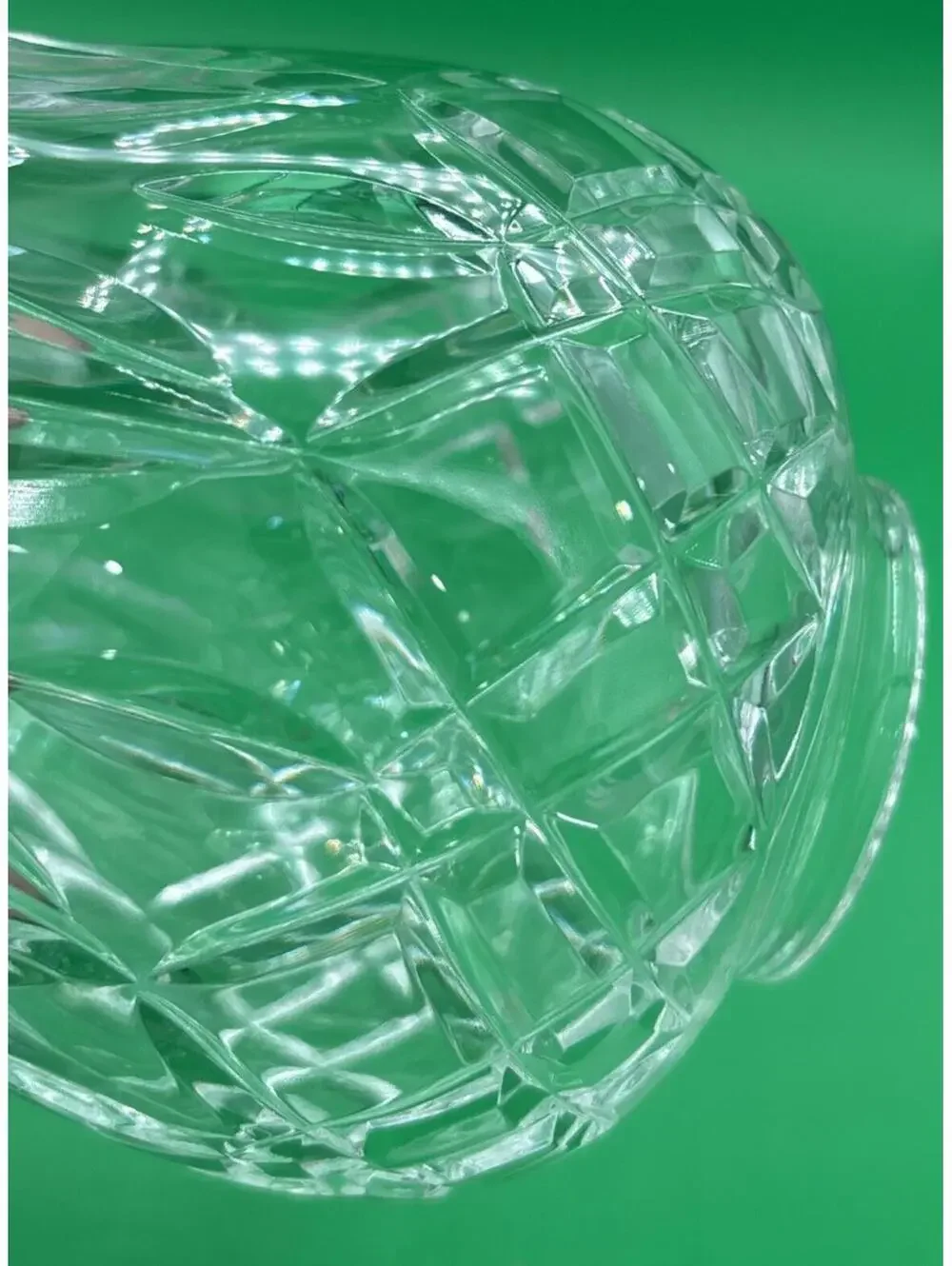 Clear Cut Glass Lamp Shade Sconce Chandelier 2 1/8